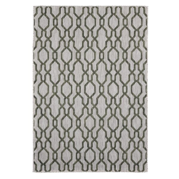 Manmade 7 ft. 10 in. x 10 ft. 6 in. Augusta Belle Mare Green Rectangle Oversize Rug MA3085984 - main